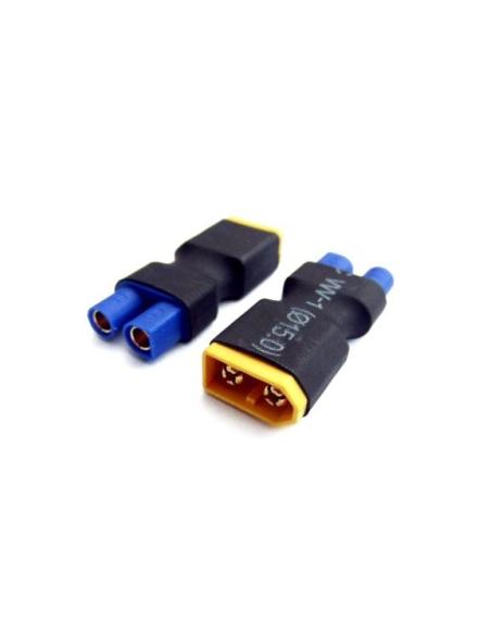 Conversor de XT-90 Macho a EC5 Hembra  1u 