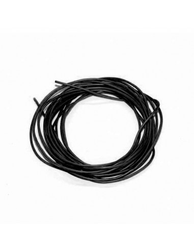 Cable siliconado 24AWG OD  1 6 1m - Black