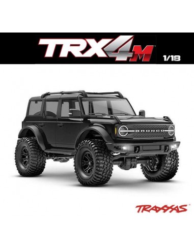 TRX-4M 1/18 Traxxas Crawler Ford Bronco 4WD - Negr