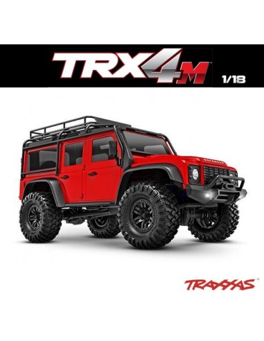 TRX-4M 1/18 Traxxas Crawler Defender 4WD - Rojo