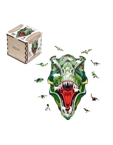 Puzzle en madera EWA - T-REX - 80 pcs