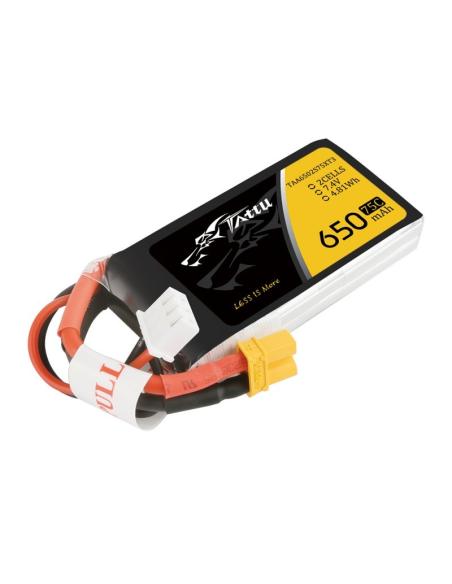 Batería LiPo TATTU 2s 7.4V 650mAh 75C XT30