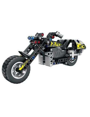 Juego Construcción Moto Pull Back - 183pcs