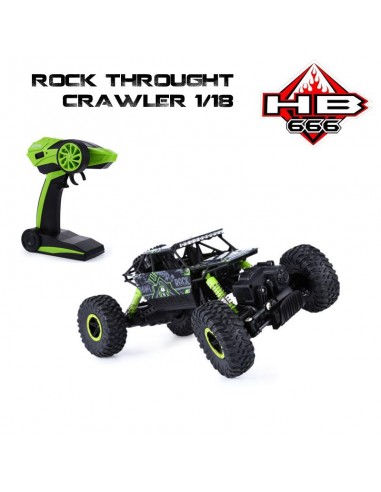 Crawler juguete 1/18 Rock Through 2 4Ghz - Verde