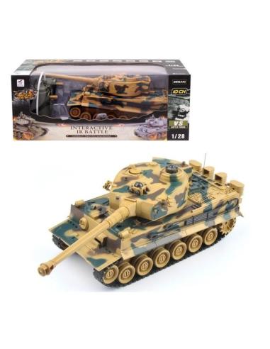 Tanque marrón militar 1/28 RTR