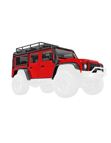 Land Rover Defender Body Traxxas TRX4M  Roja 