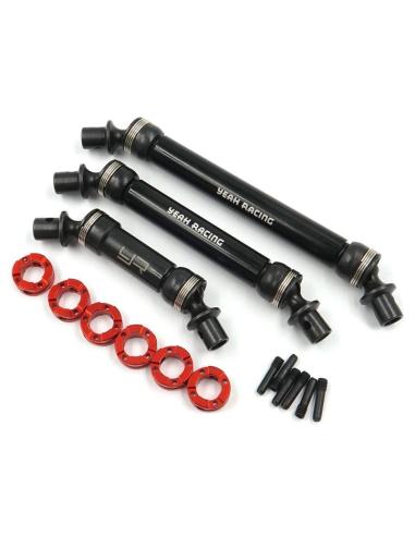 HD Steel Front & Rear Center Shaft TRX6