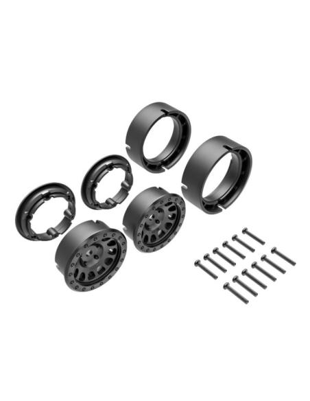 Wheels Method 105 1.0 Beadlock (black) 2u TRX4M