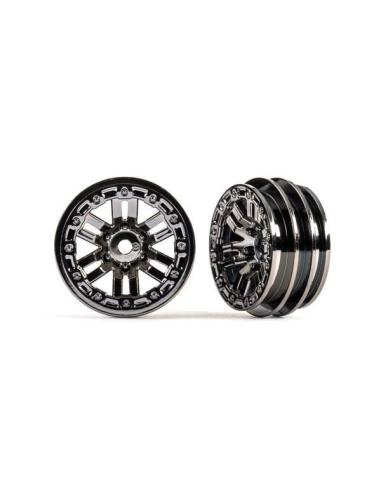 Wheels 1.0 Black Chrome TRX4M (2u)