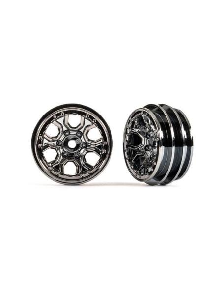 Wheels 1.0 Black Chrome TRX4M (2u)