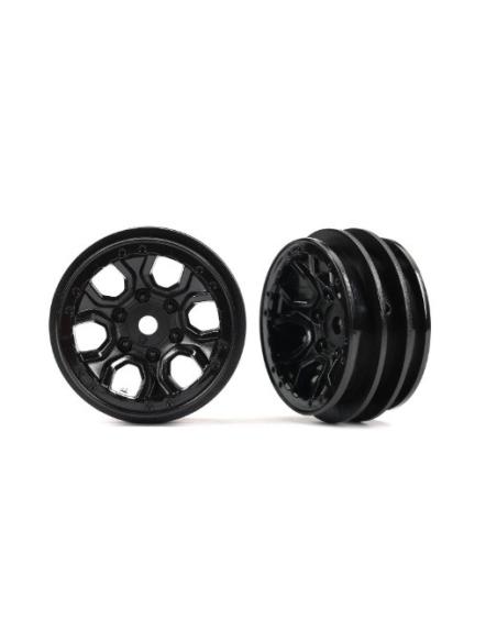 Wheels 1.0 Black TRX4M (2u)