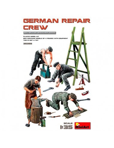German Repair Crew 1/35 MiniArt