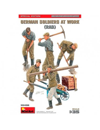 German Soldiers at Work  RAD  Special Edit MiniArt