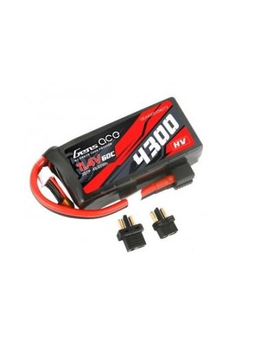 Gensace Hardcase LiPo 4300mah 11.4v 3s 60C - Dean