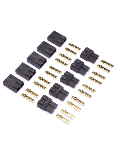 Pack 5 parejas conectores TRAXXAS 