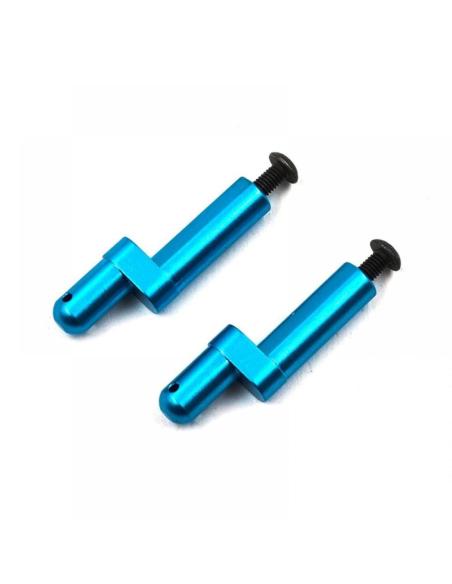 Poste sujeción batería en aluminio para Tamiya TT0