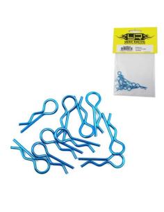 Clips carrocería Azul para modelos 1/12 1/10 y 1/8