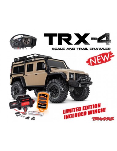 TRX4 Traxxas Land Rover Defender Crawler   Winch -