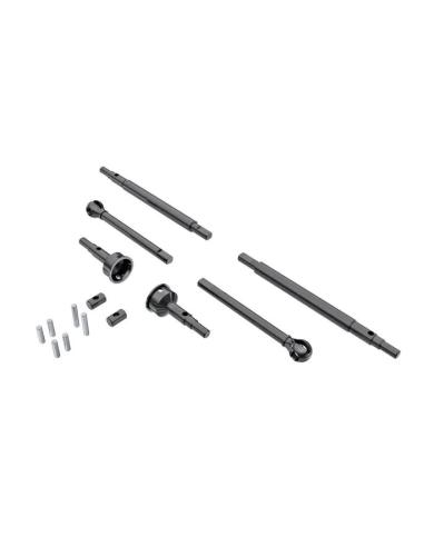 Ejes Rueda completos F/R Acero Templado para TRX4M