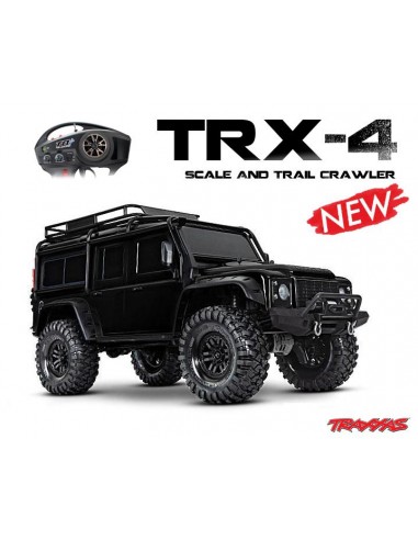 TRX4 Traxxas Land Rover Defender Crawler - Black E