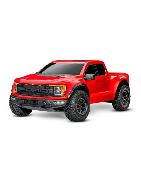 Ford F-150 Raptor R 4X4: 1/10 4WD Traxxas Rojo