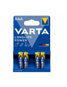Pila alcalina LongLife Power LR03  4u  Varta
