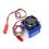 Aluminum 380 Motor Heat Sink w/ Cooling Fan Blue