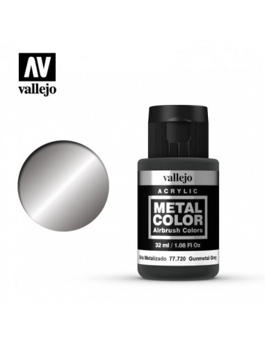 Metal Color - Gris Metalizado - Vallejo  32 ml 