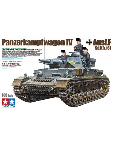 German Tank Panzerkampfwagen IV Ausf F 1/35 Tamiya