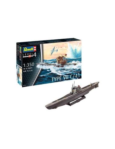 Submarino German Type VII Revell 1 350