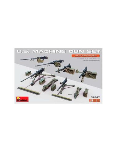 Maqueta MiniArt Accesorio US Machine Gun Set  1/35