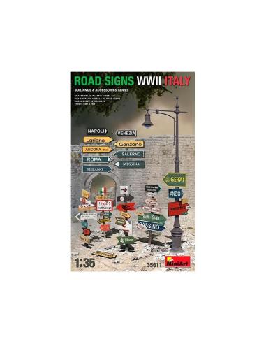 Señales Calle italiana durante la WWII 1/35 MiniAr