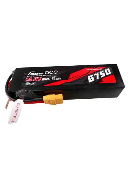 Bateria LiPo GensAce 6750mAh 14.8V 60C 4S
