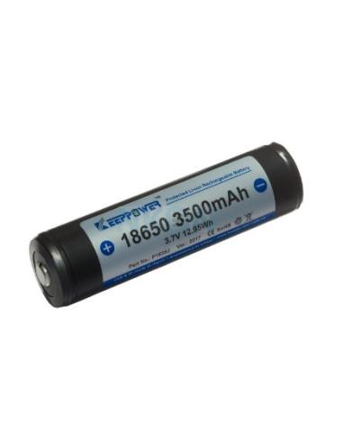 Batería recargable 18650 3 7v 3500mah  con tetón 