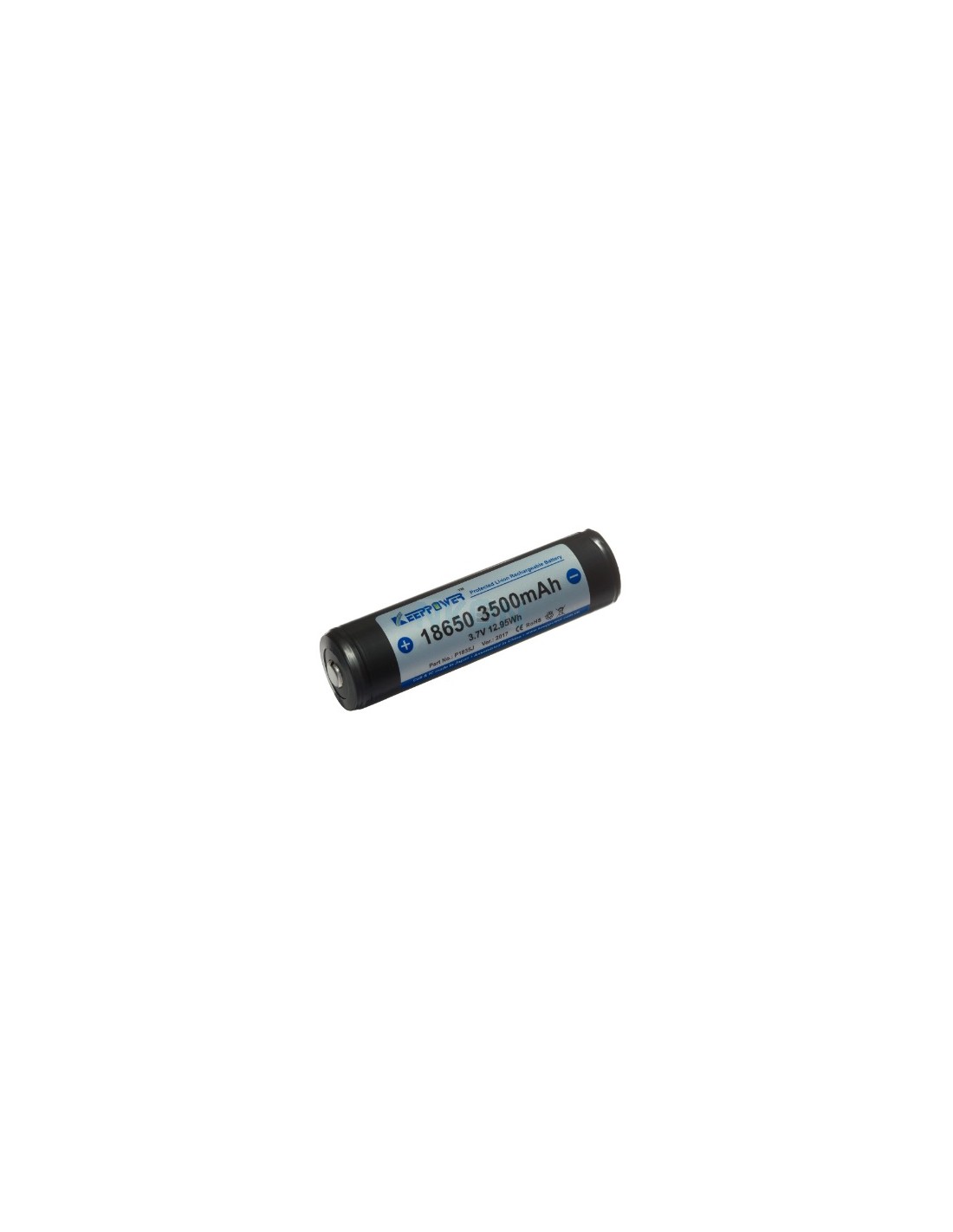 Batería recargable 18650 3.7v 3500mah (con tetón)