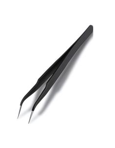 Pinzas precisión Punta curva Fina