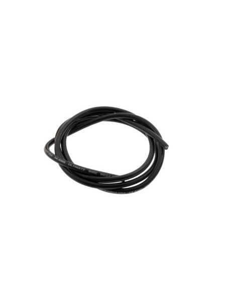 Cable siliconado 12AWG OD 4 5 1M Negro