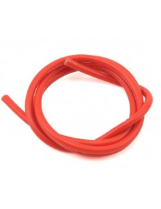 Cable siliconado 10AWG OD 5 5 1M Rojo
