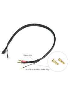 Cable de carga baterías 2s banana 4mm y 5mm T-Dean