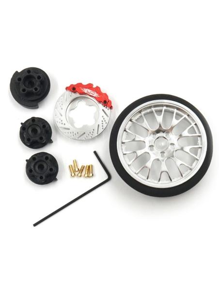 Volante emisora en aluminio esponja antideslizante