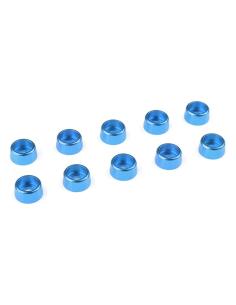 Arandela Aluminio cabeza Cilindro M3  10u  - Azul