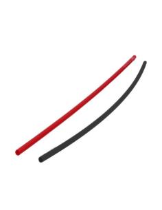 Termoretráctil 6mm Red/Black  25cm x 2  Graupner