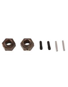 Wheel hubs 12mm  stub axle pins Steel TRX4  2u 