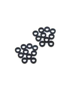 Separador aluminio M3 x 2 5mm Negro  20u 