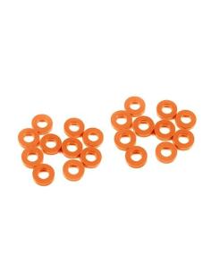 Separador aluminio M3 x 1 5mm Naranja  20u 