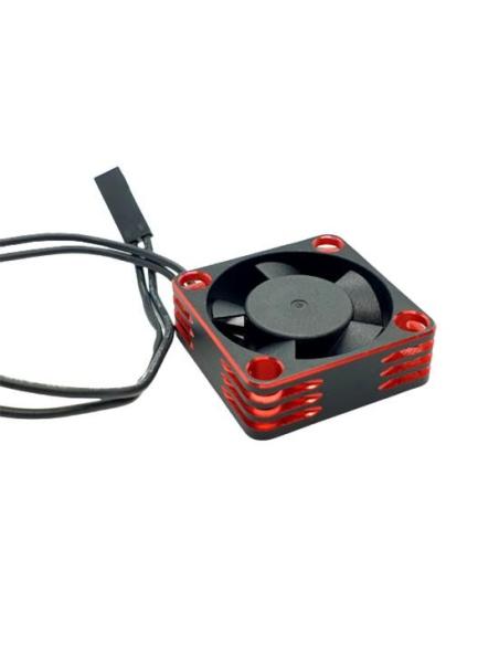 Aluminium 30x30 Fan for ESC and Motor Orange/Black