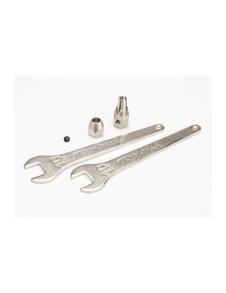 Motor coupler  collet style/ GS 4x3 SS  with threa