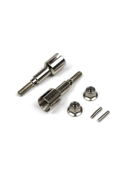 Rear Wheel Axles Steel/2pcs Smyter Blackzon 
