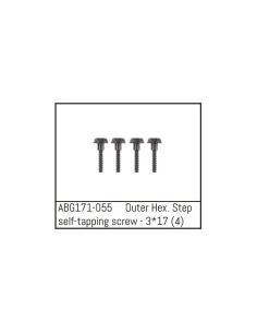 Outer Hex  Step Self-Tapping Screw M3x17