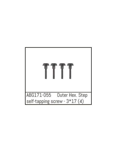 Outer Hex  Step Self-Tapping Screw M3x17